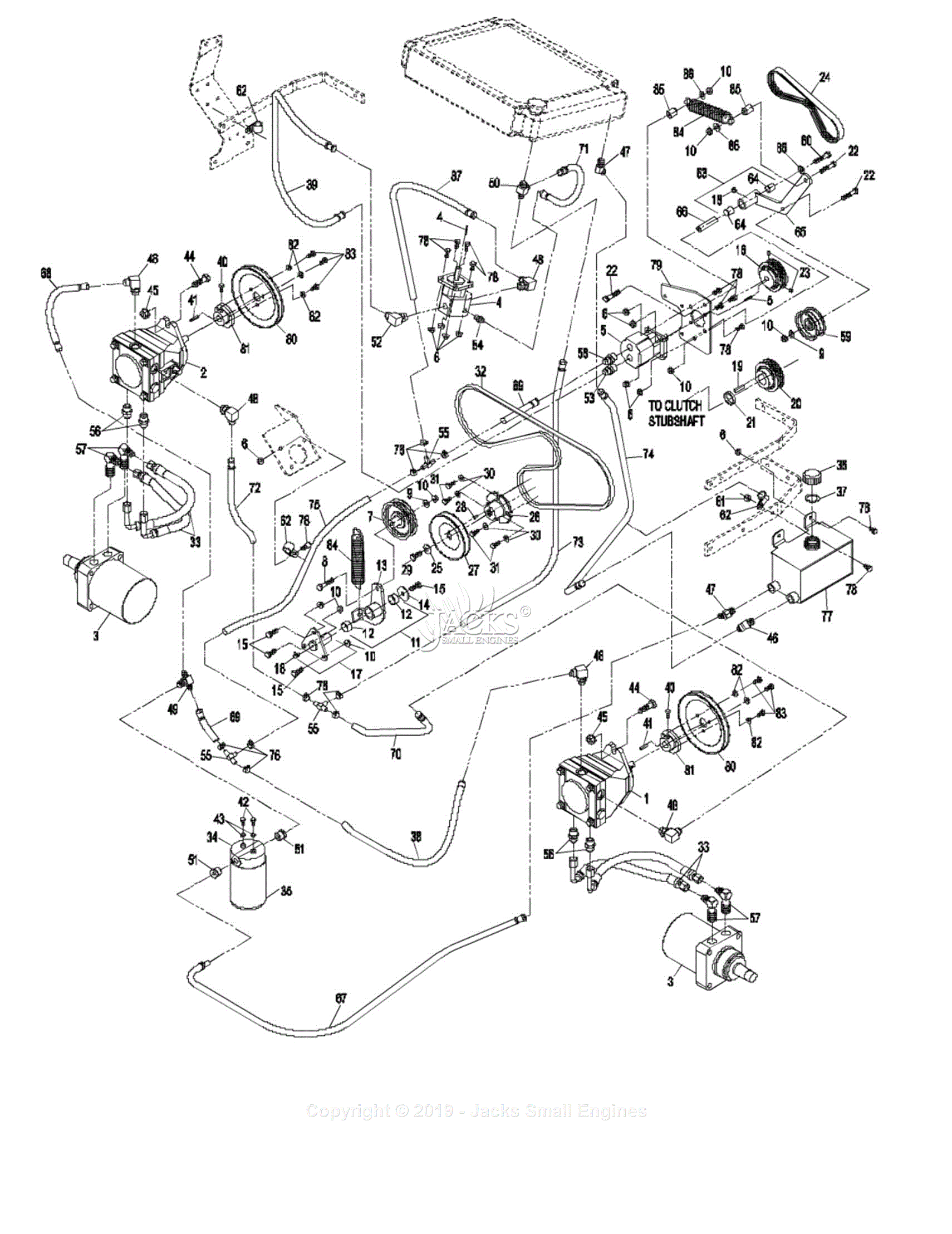Exmark LZ31DG604 S/N 260,000-319,999 (2001) Parts Diagram for 