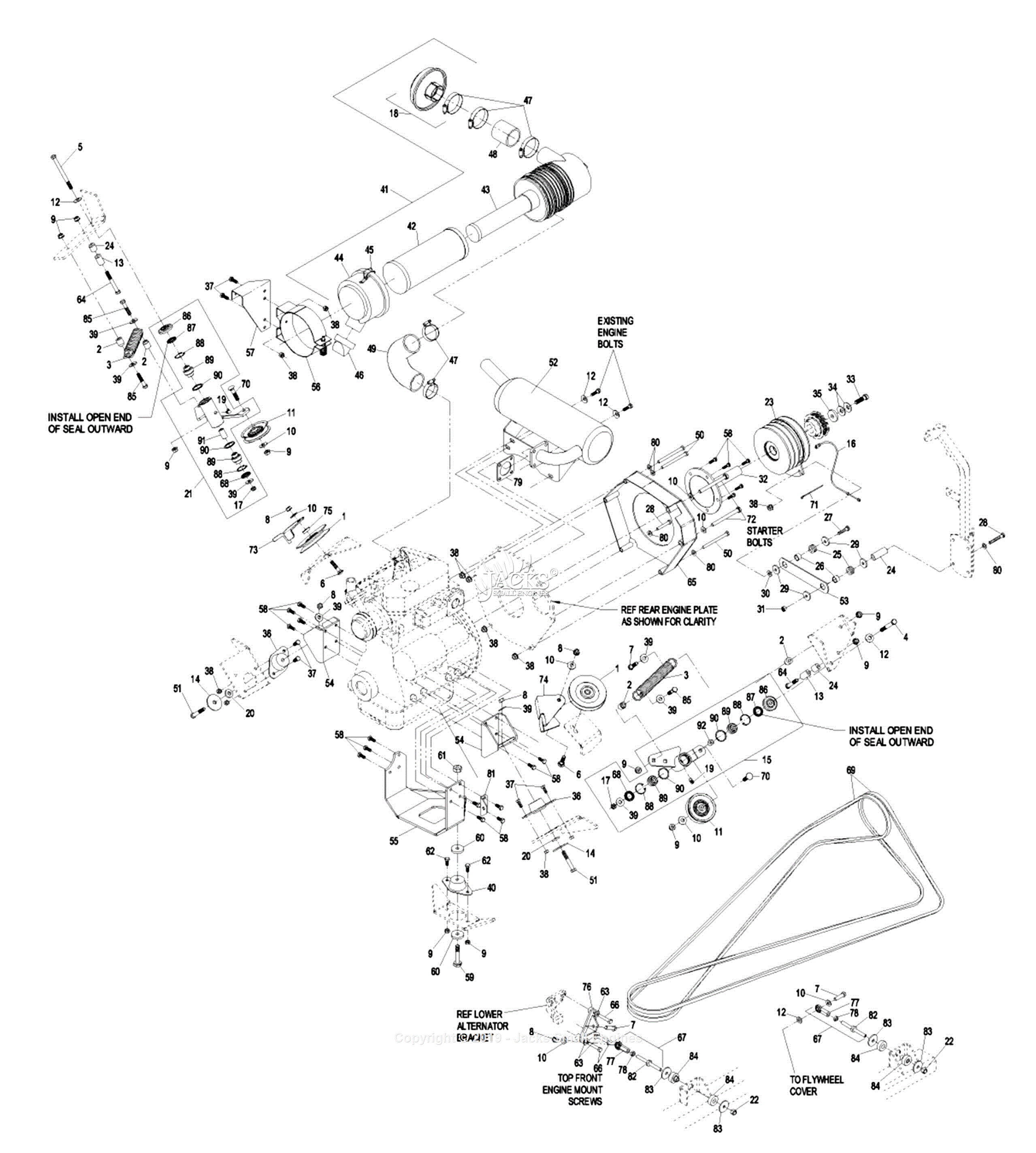 Exmark LZ27DD724 S/N 510,000-599,999 (2005 Early) Parts Diagram 