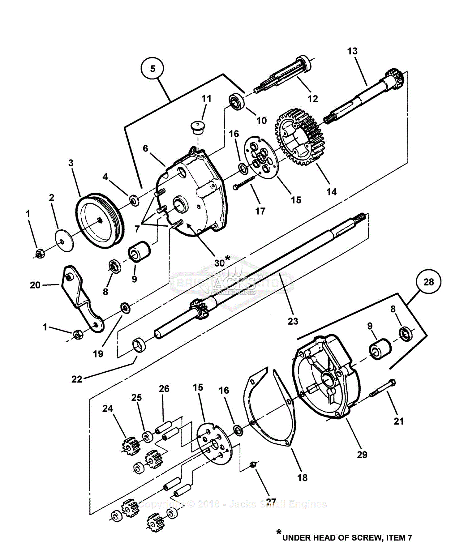 Ferris 7800469 - 5.5 HP Honda w/ 21" Cutting Width (FCP215520HV) Parts