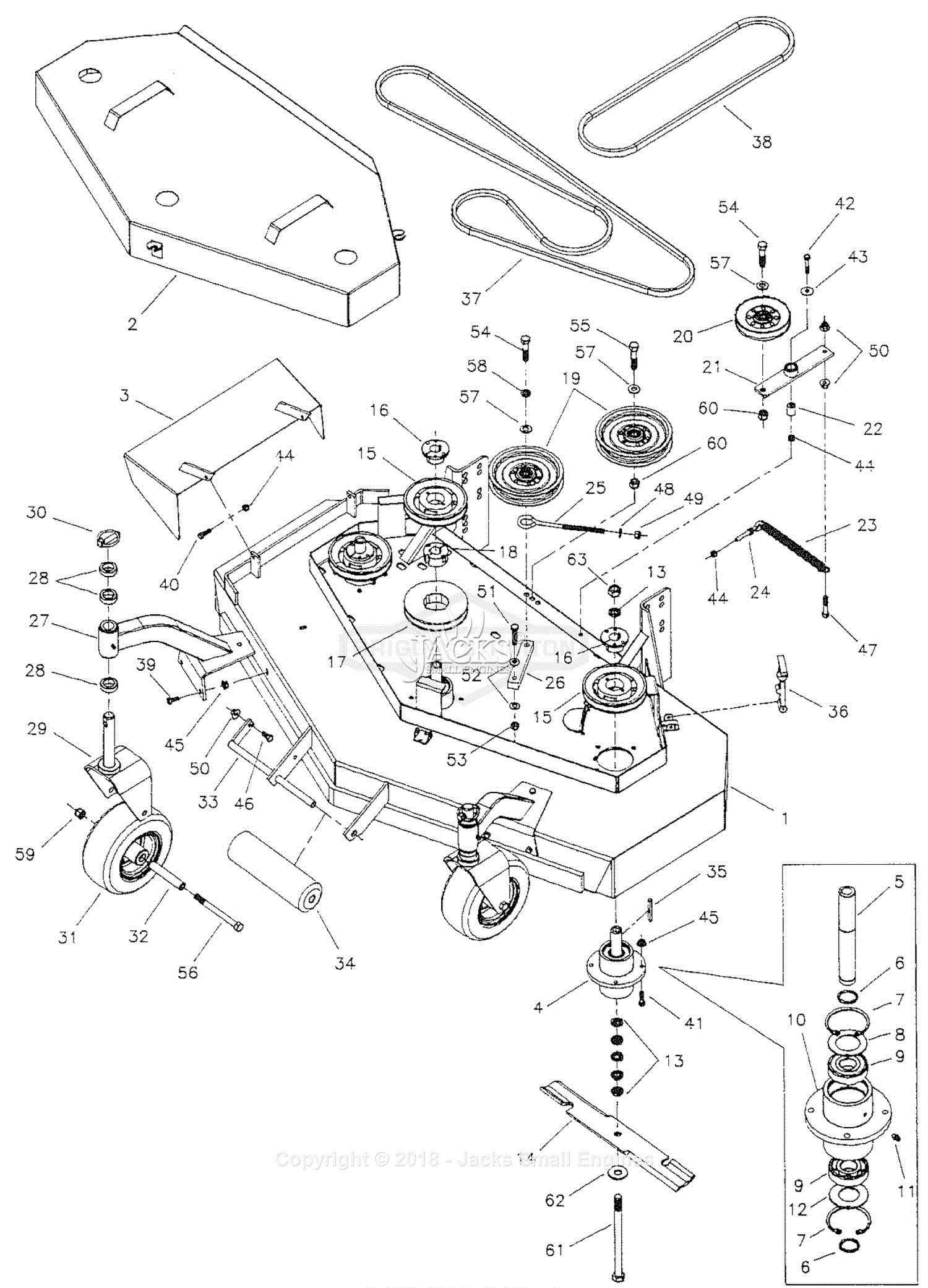 Ferris 320 - 20hp Briggs & Stratton Parts Diagram For 52