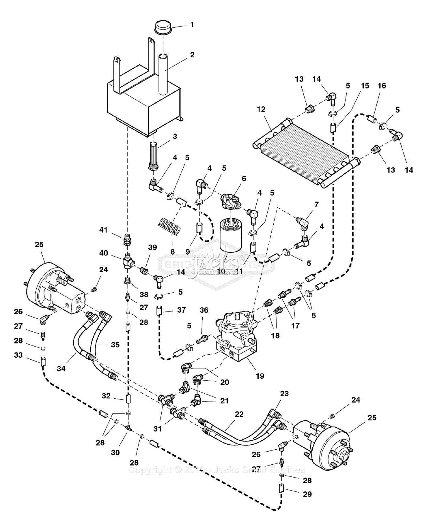 Ferris Assemblies for 5901034 - 22HP Kohler (S/N: 1023 & Above) (H3222K ...