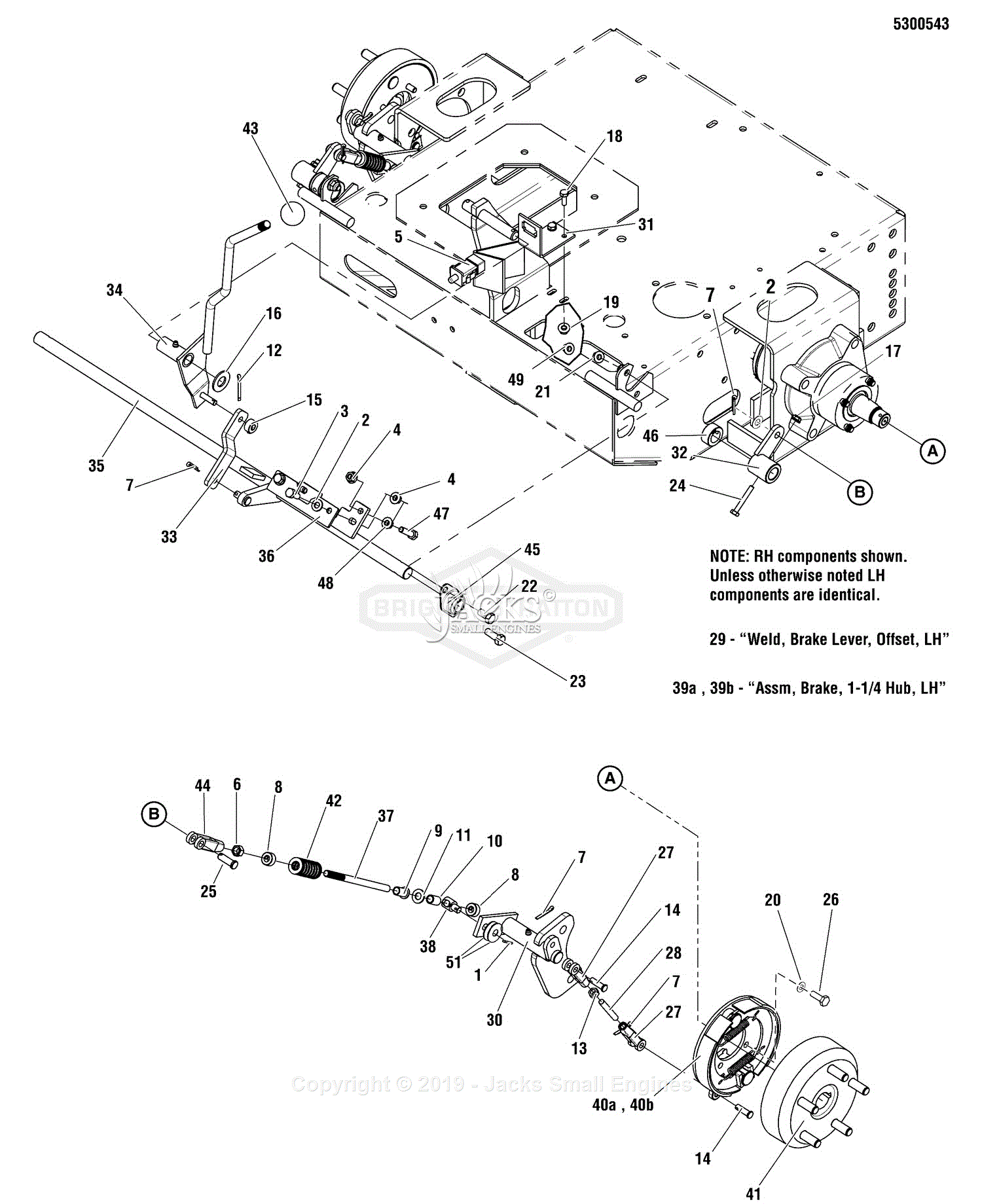 Ferris Assemblies for 5900534 - Procut S Series (H2228B) Parts Diagram ...