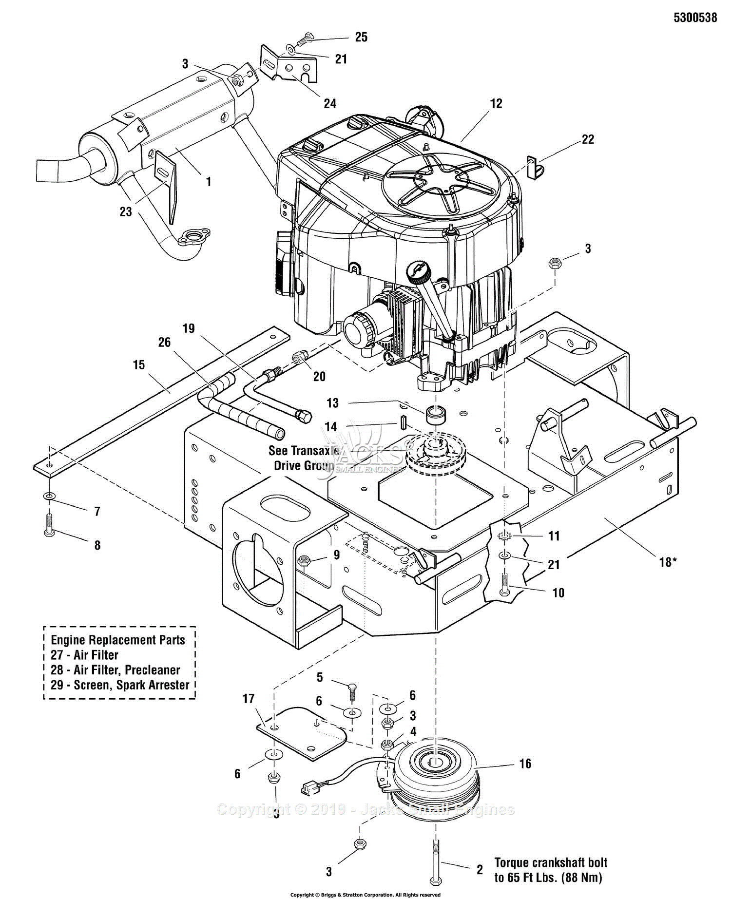 Ferris Assemblies for 5900631 - Procut S Series (H2225K) Parts Diagram ...