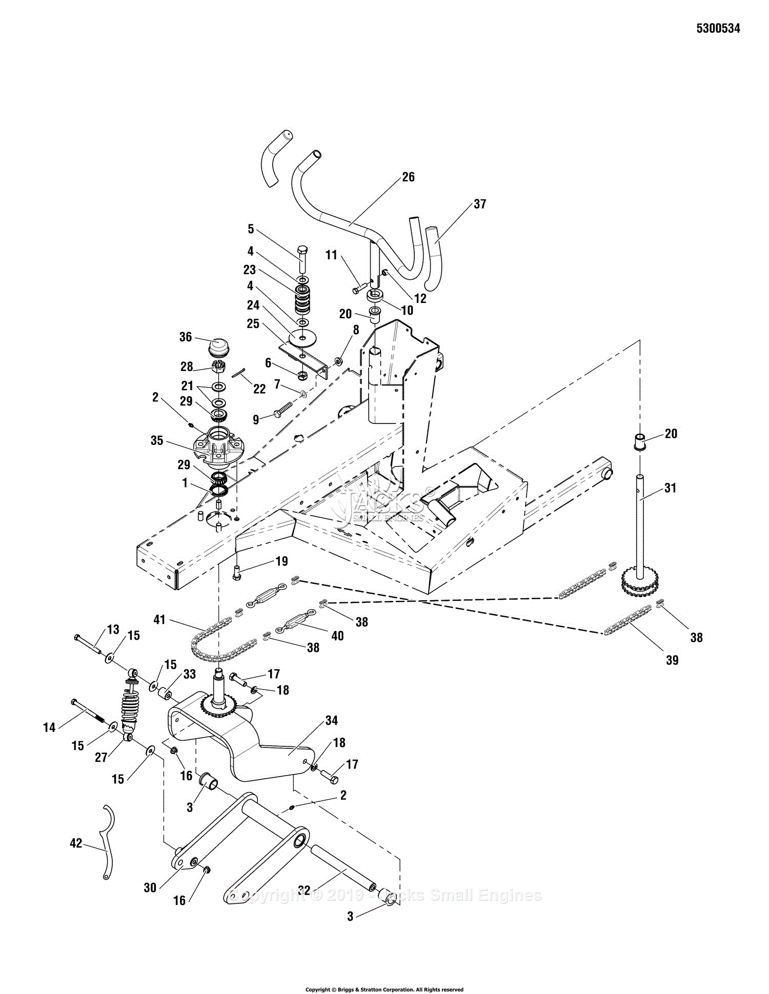 Ferris Assemblies for 5900651 - Procut S Series (H2226B) Parts Diagram ...