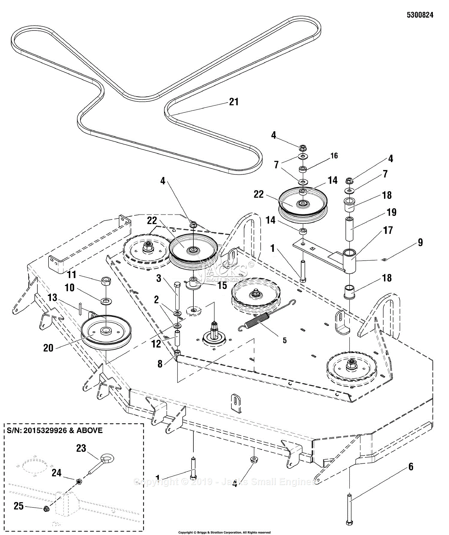 Ferris Attachments Parts Diagram for 61