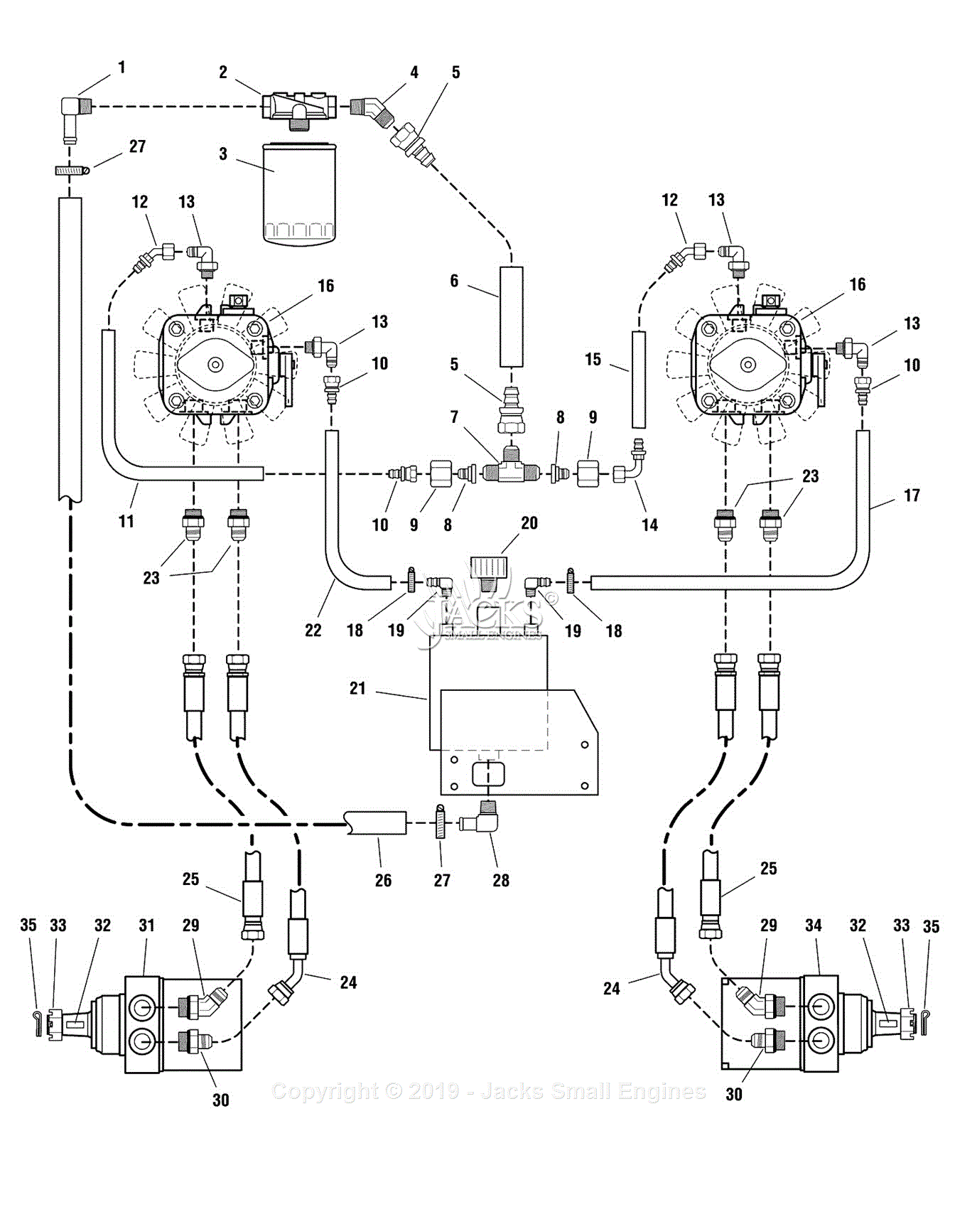 Ferris Assemblies for 5901005 - 1000Z Series w/ 52