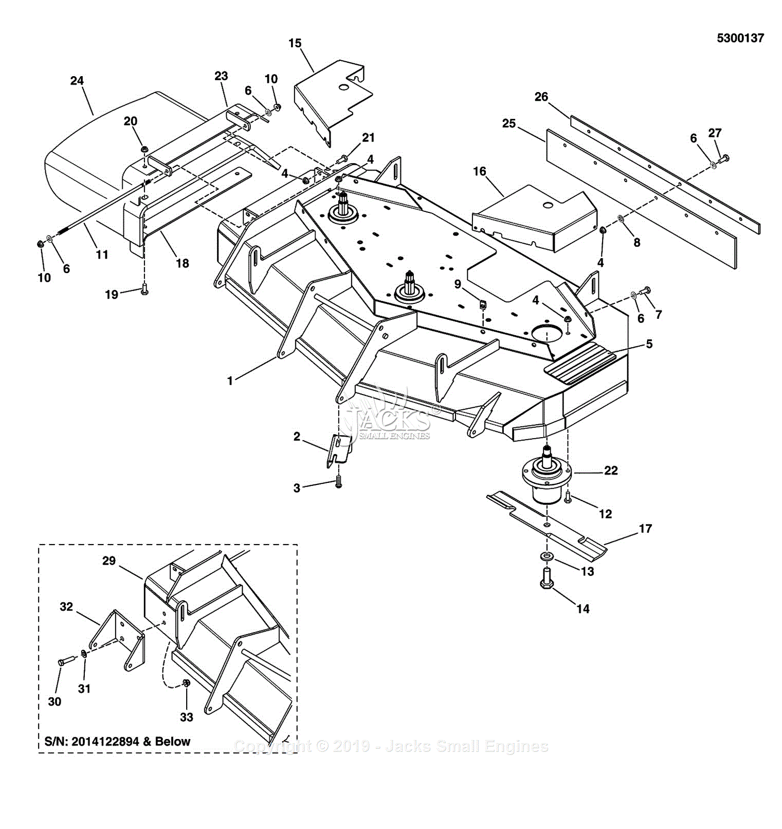 Ferris Assemblies for 5900576 - IS1500Z Series w/ 48