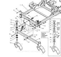 Ferris 5000 72 72 Mower Deck S N 1209 Below Parts Diagram For 72 Mower Deck Housing Covers Spindles Blades