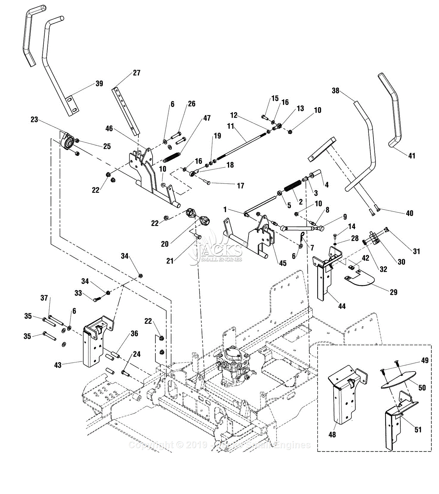 Ferris Assemblies for 5900606 IS1500Z Series w/ 48" Mower Deck & ROPS