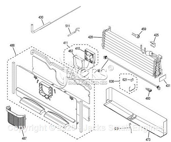 ge ice maker parts diagram