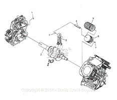 BOX19E4 Details about   DIXIE CHOPPER Generac GTV 760 Engine Parts Manual Model  005463-0