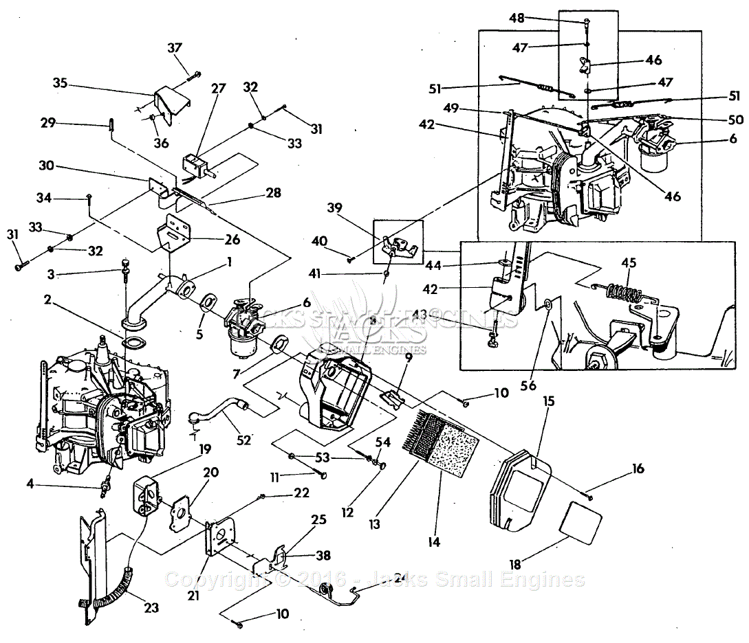 Generac 00916-1 Parts Diagram for Engine Accessories