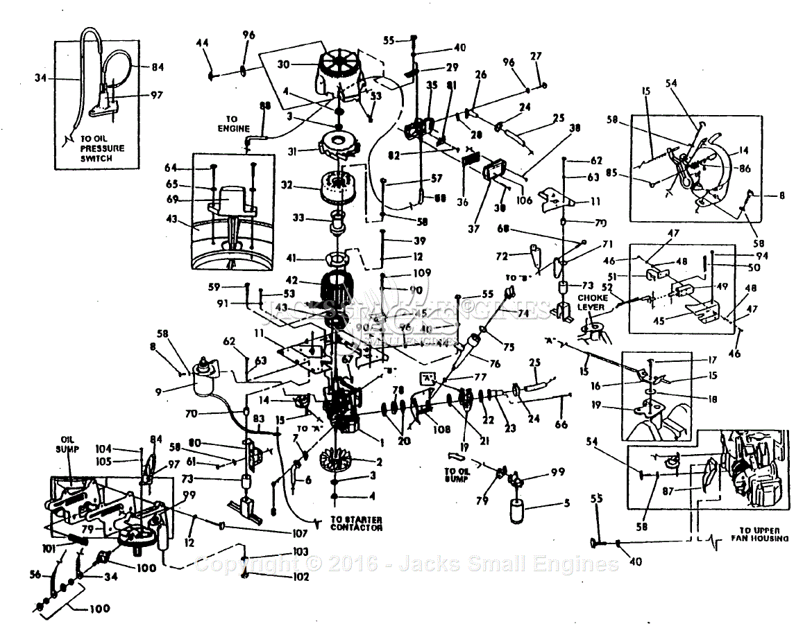 Generac 00940-1 Parts Diagram for Gasoline Generator onan 5500 generator wiring diagram 