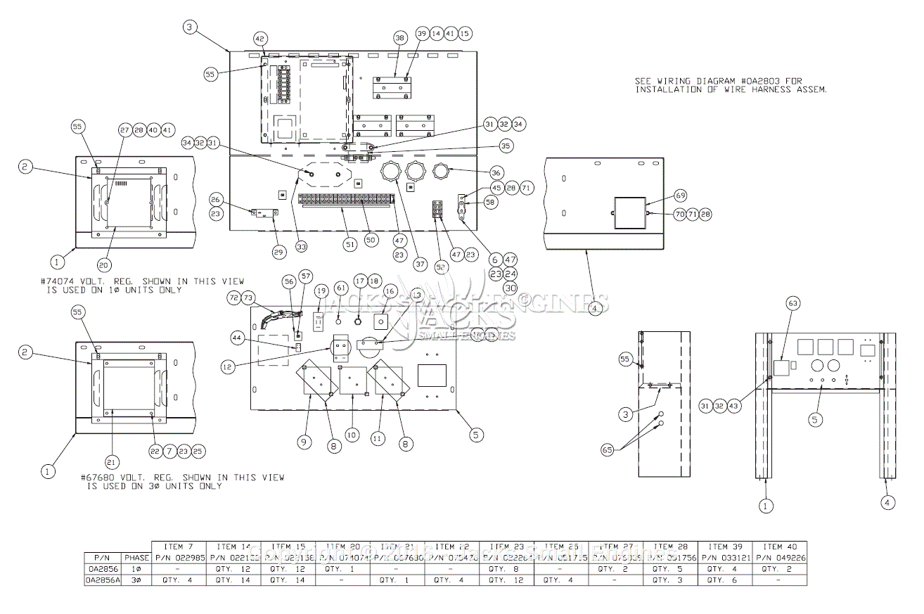 Generac 41 1 Parts Diagram For Control Panel