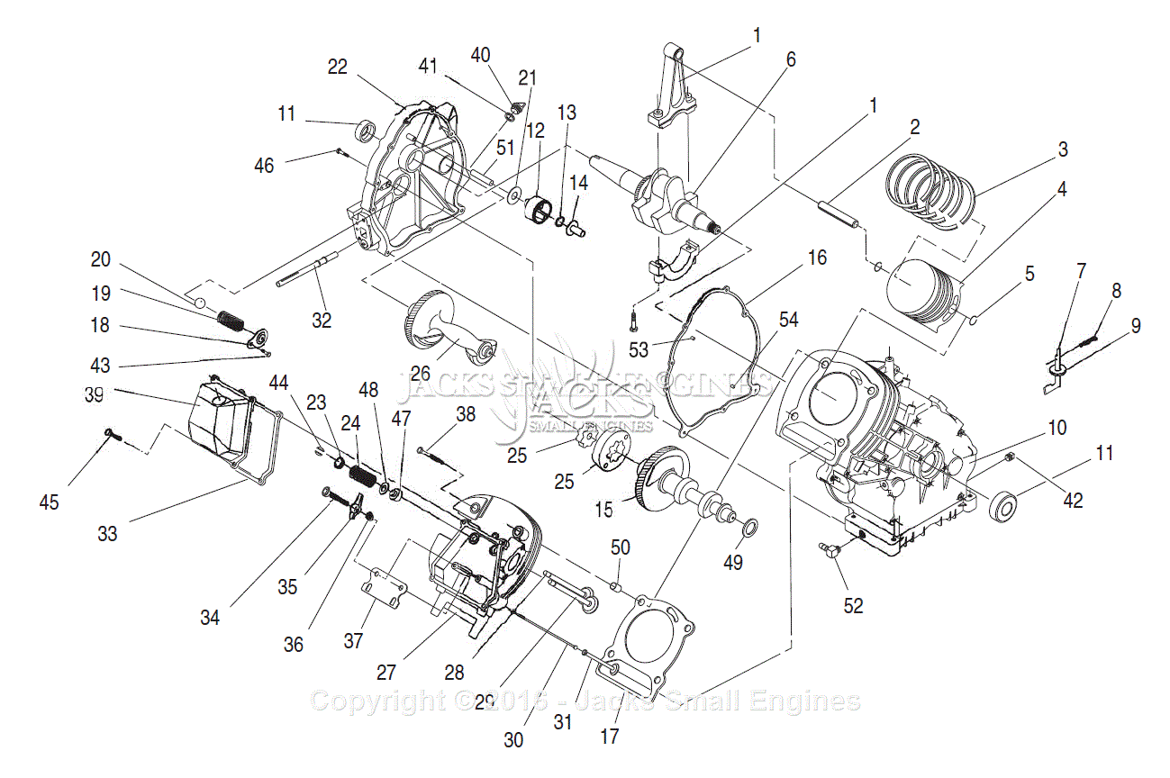 Generac 4390-3 After SN 3999625 Parts Diagram for Engine GN-410