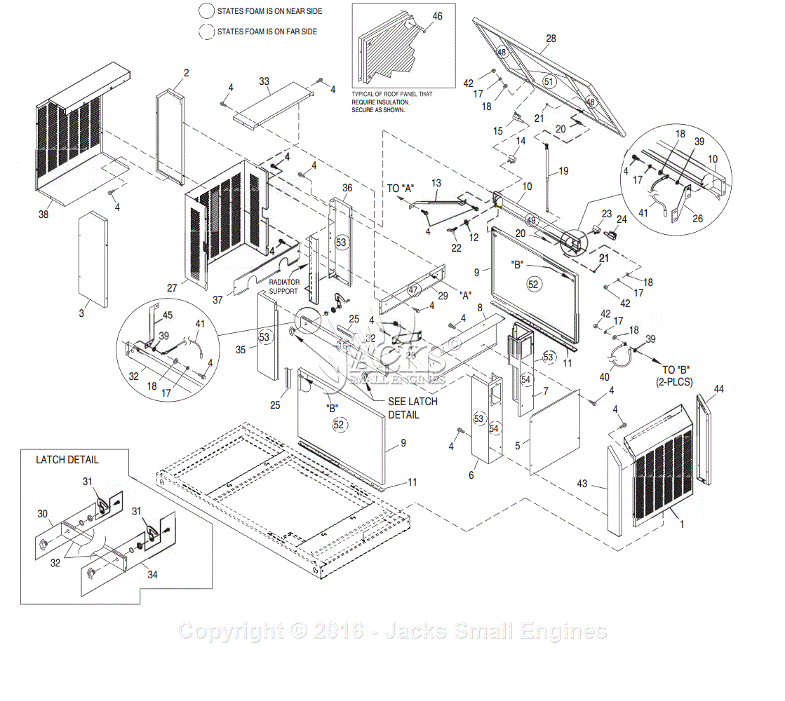 Generac 4917-4 Parts Diagram for Compartment