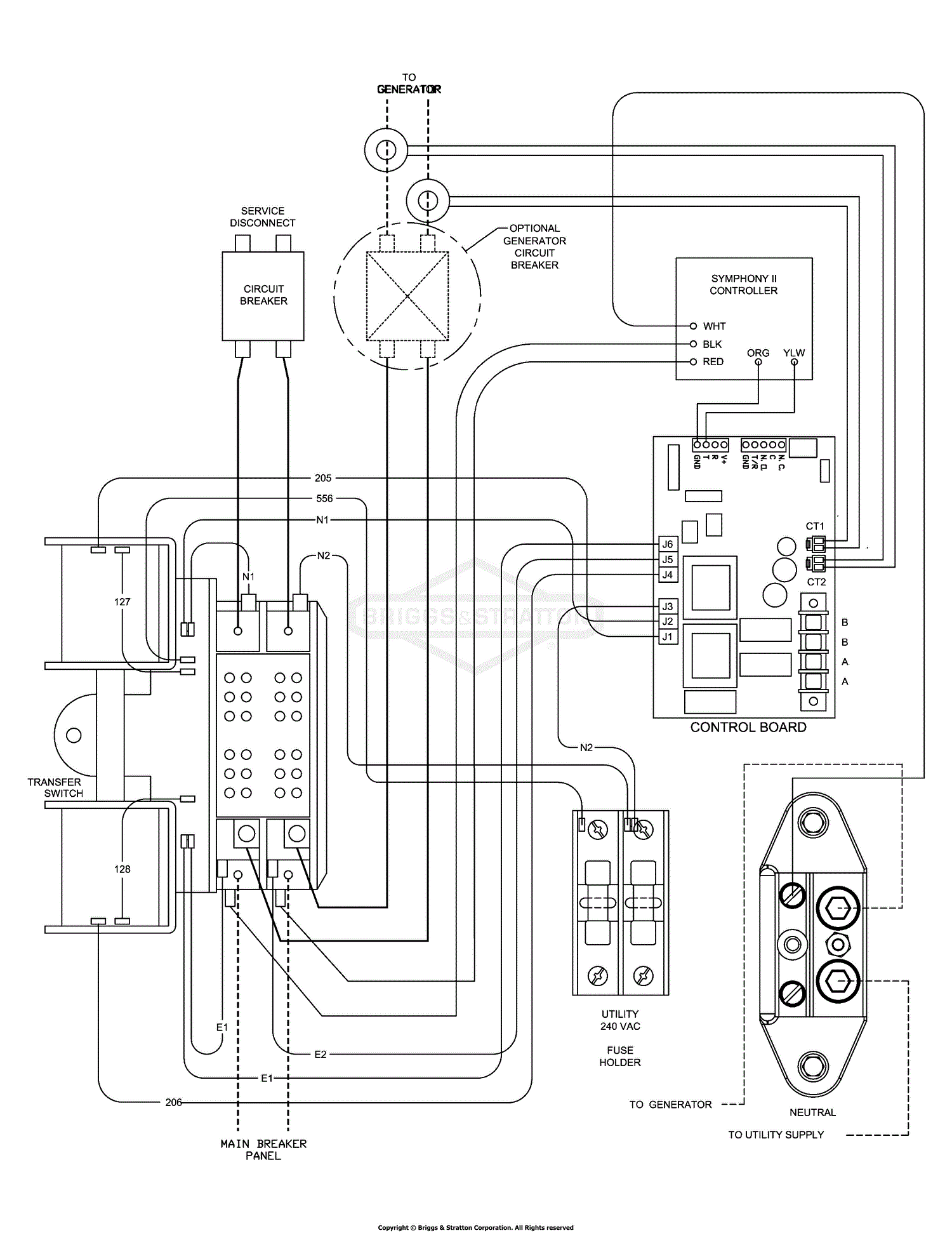 Briggs and Stratton Power Products 071068-04 - 200 Amp Automatic Transfer  Switch Parts Diagram for Wiring Diagram - Transfer Switch Generator Transfer Switch Panel Jacks Small Engines