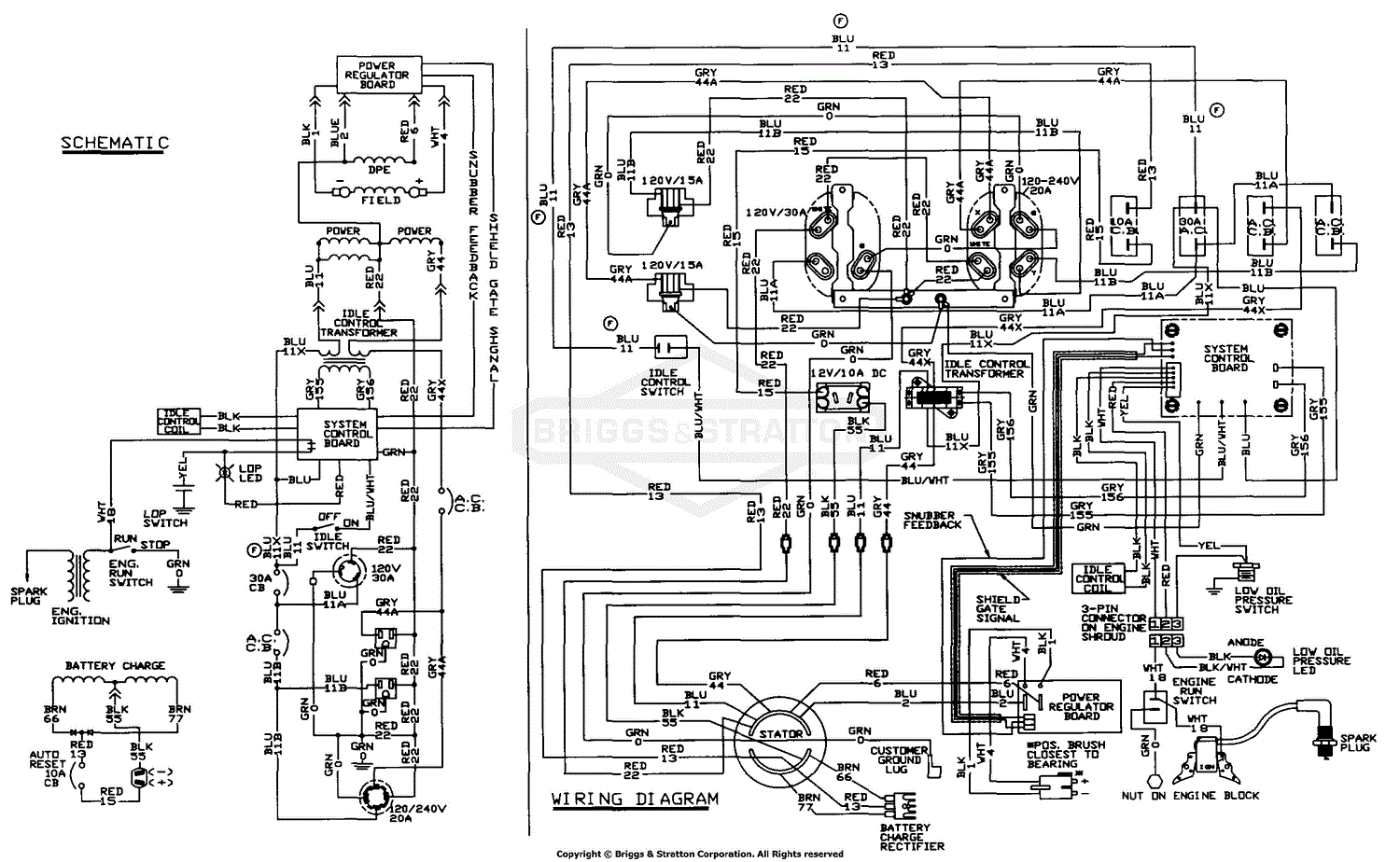 Briggs and Stratton Power Products 9777-1 - 4,000 XL Parts Diagram for