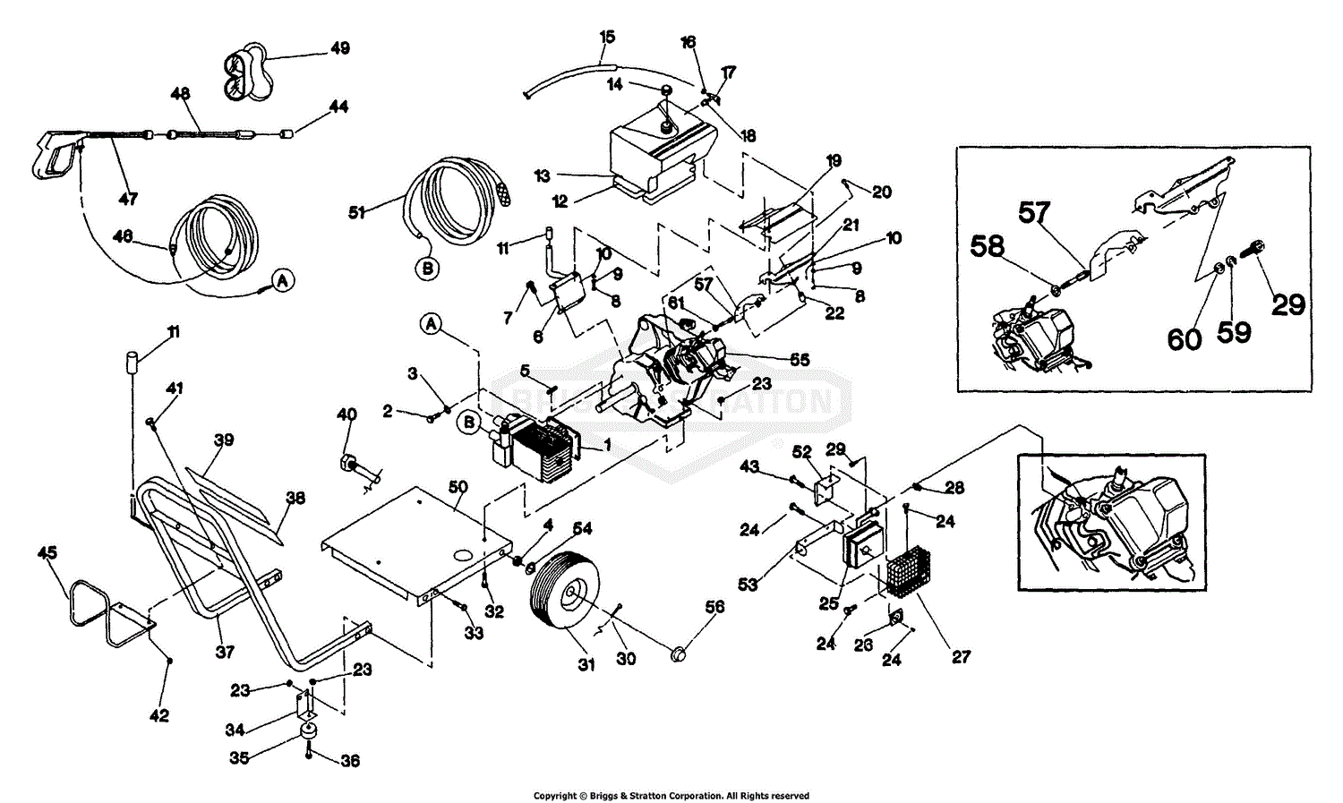 Briggs and Stratton Power Products 9858-1 - 6,000 CP Pressure Washer ...