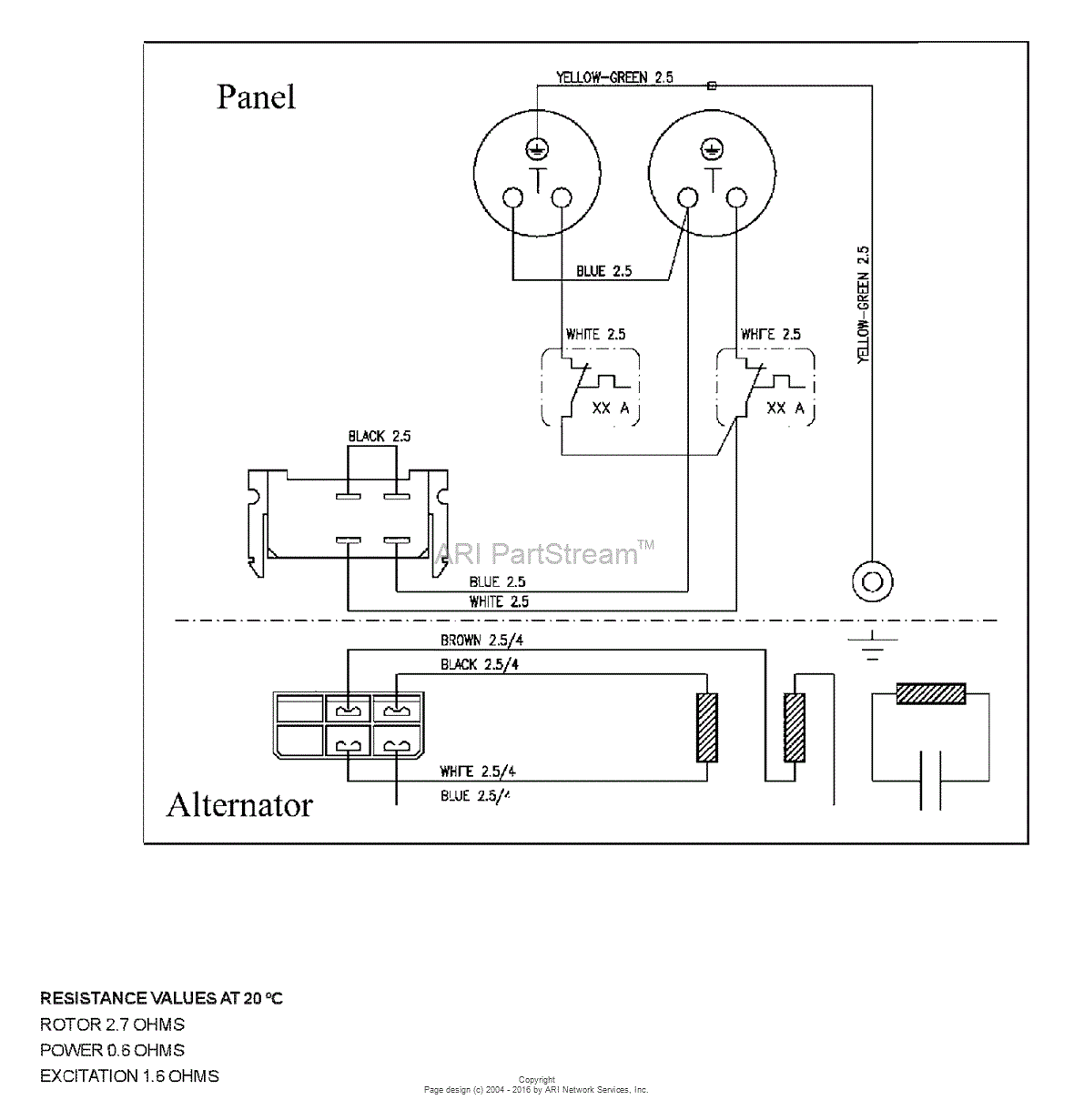 Briggs and Stratton Power Products HPP1608-1 - BSP7500L Parts Diagram ...