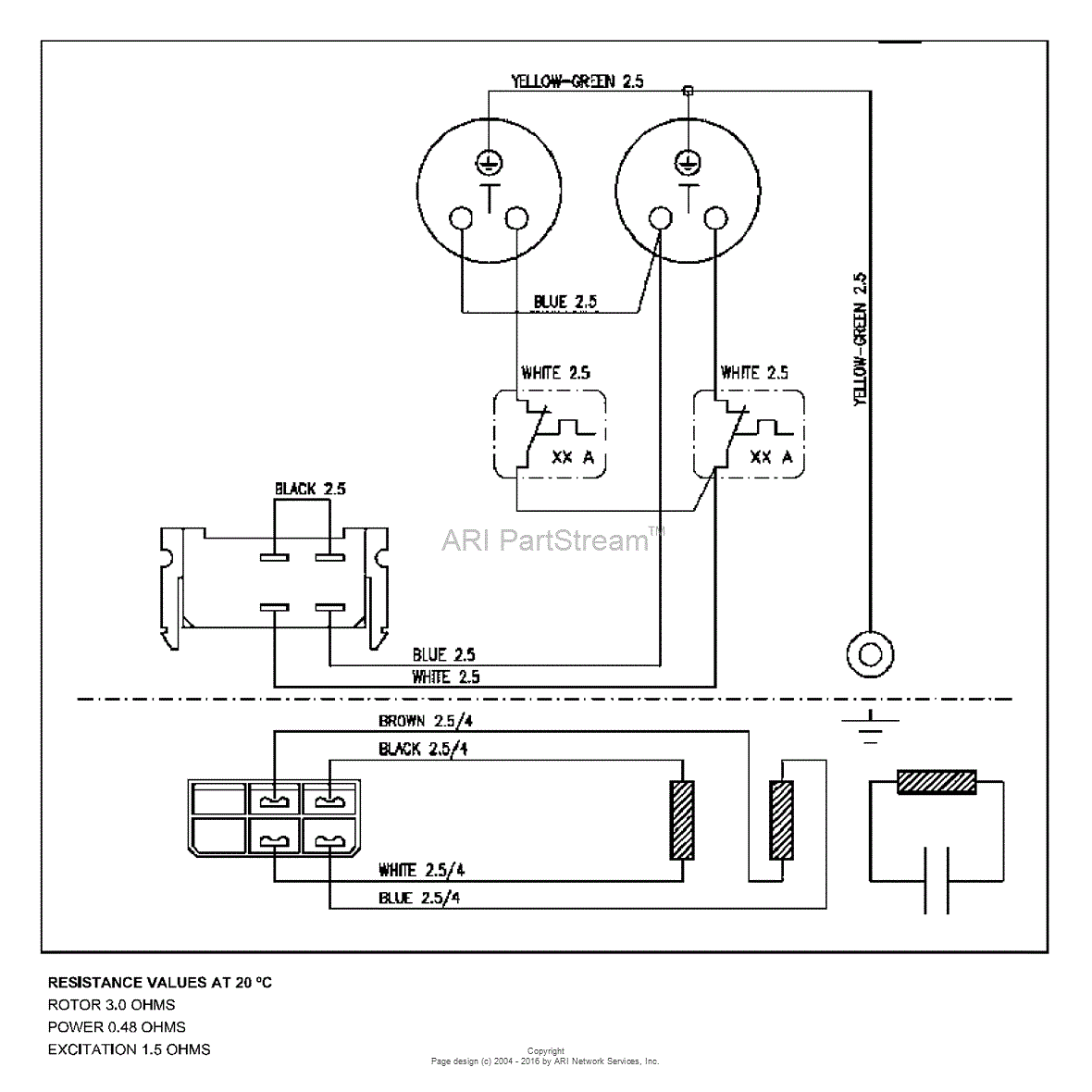 Briggs and Stratton Power Products HPP1609-0 - BSP8500LE Parts Diagram ...