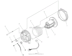 Briggs and Stratton Power Products 030241-0 - 5,550 Watt ... 6 pin ignition wiring diagram gator 