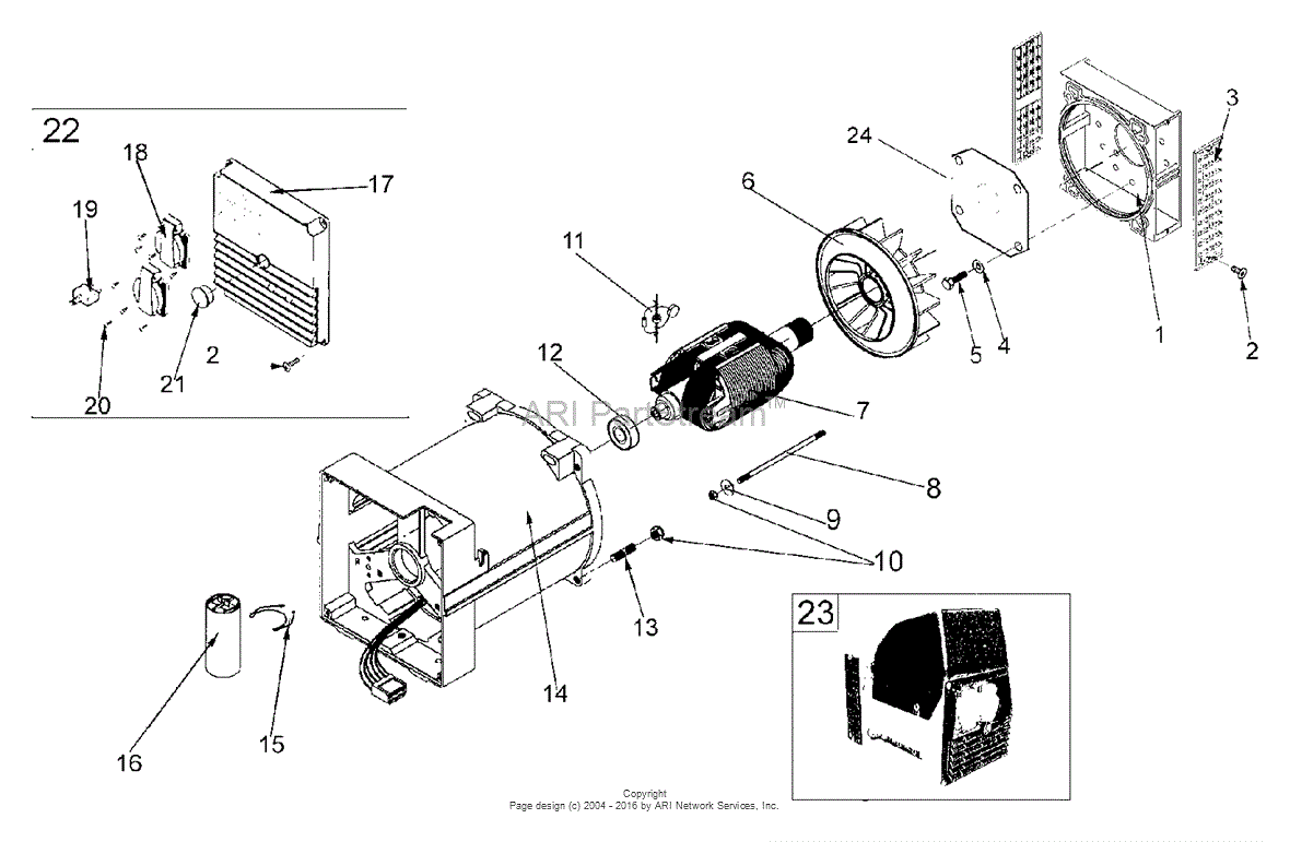 Briggs and Stratton Power Products 030305-0 - ProClassic 5000 MEA Parts ...