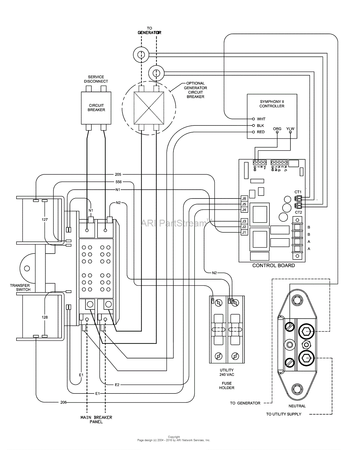 200 amp service wire diagram