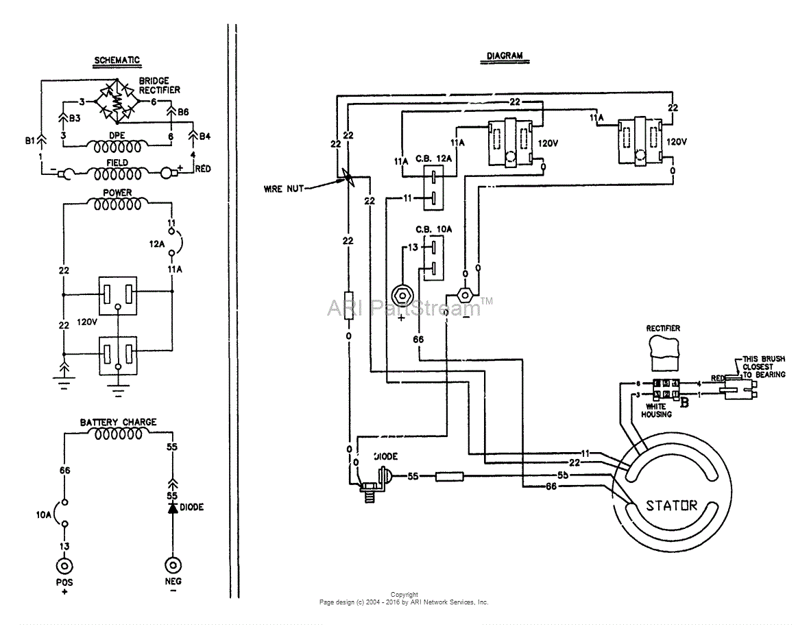 Briggs and Stratton Power Products 9114-0 - 675010, 1,400 ... craftsman generator wiring diagram 