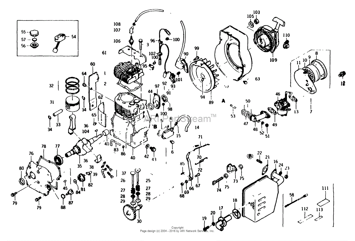 Briggs and Stratton Power Products 8836-0 - G2600, 2,400 ... generac engine wiring schematic 