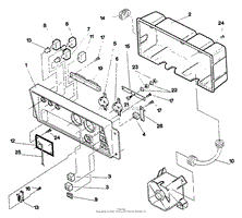 Briggs and Stratton Power Products 9514-3 - 580.327253, 3,500 Watt Craftsman  Parts Diagram for Generator Assembly No. 94588