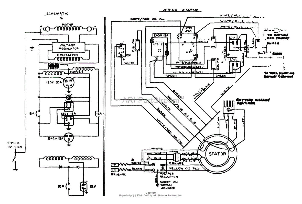 Briggs and Stratton Power Products 8847-0 - 580.328340 ... craftsman generator wiring diagram 