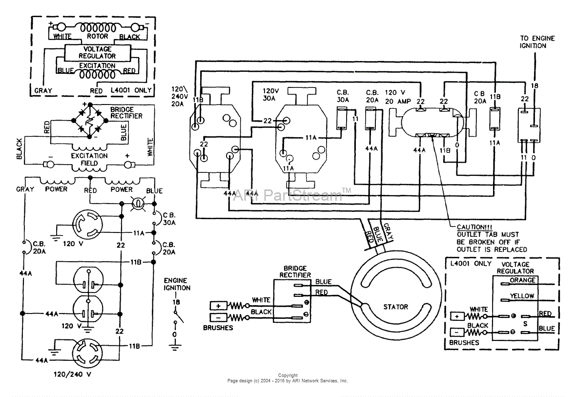 Portable Generator Wiring Diagram