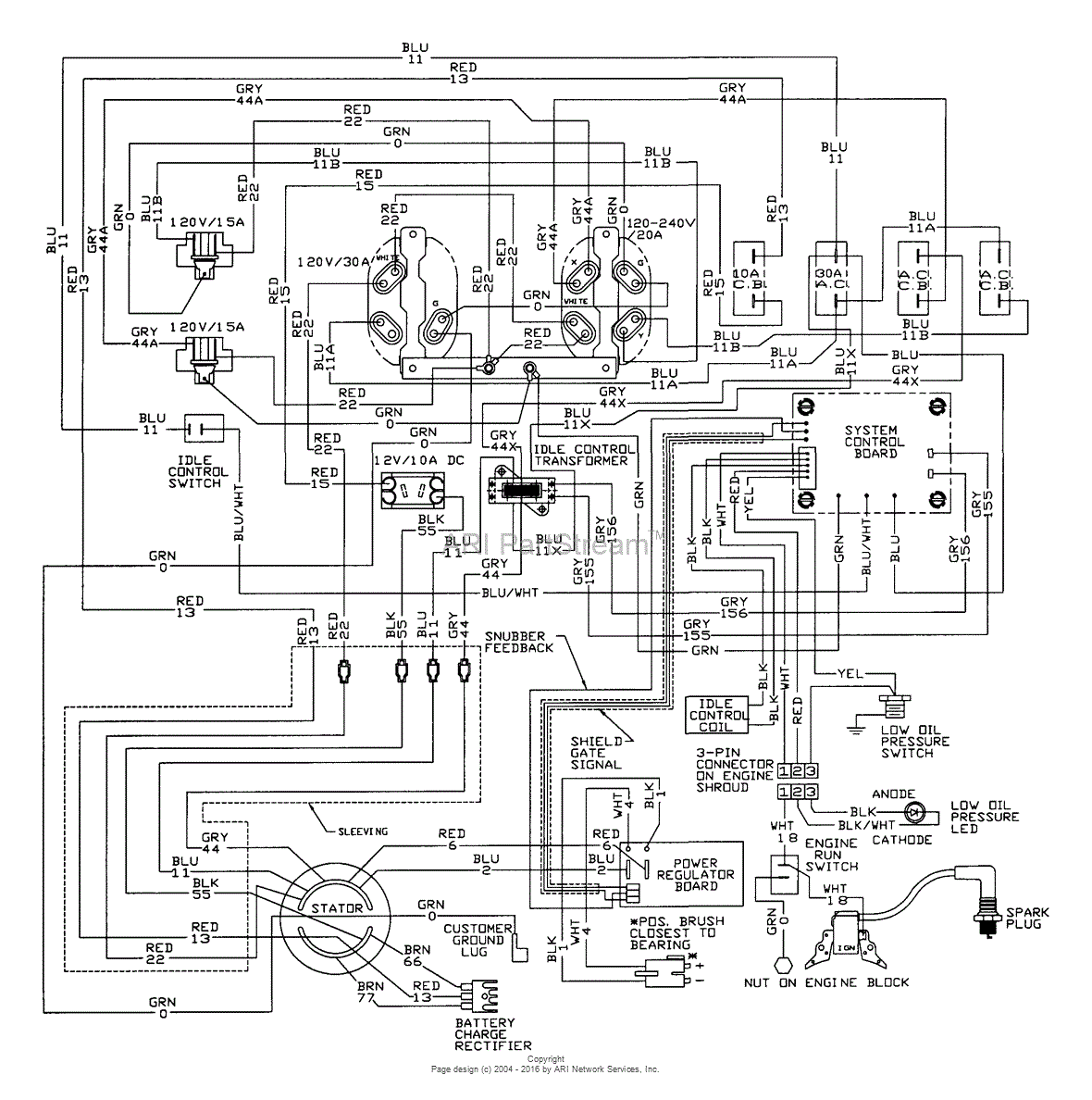Briggs and Stratton Power Products 9777-2 - 4,000 XL Parts ... generac 5000 generator wiring diagram 