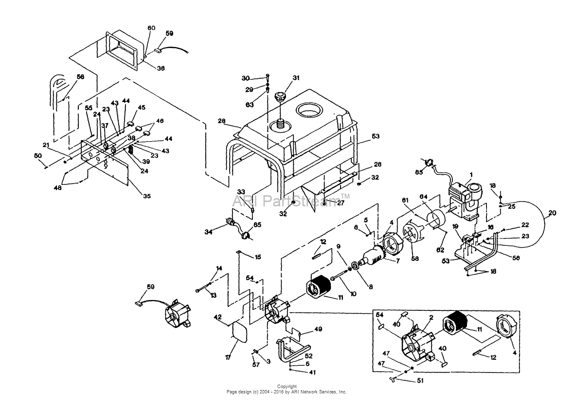 Briggs and Stratton Power Products 9719-0 - SVP 5000 Parts Diagram for ...