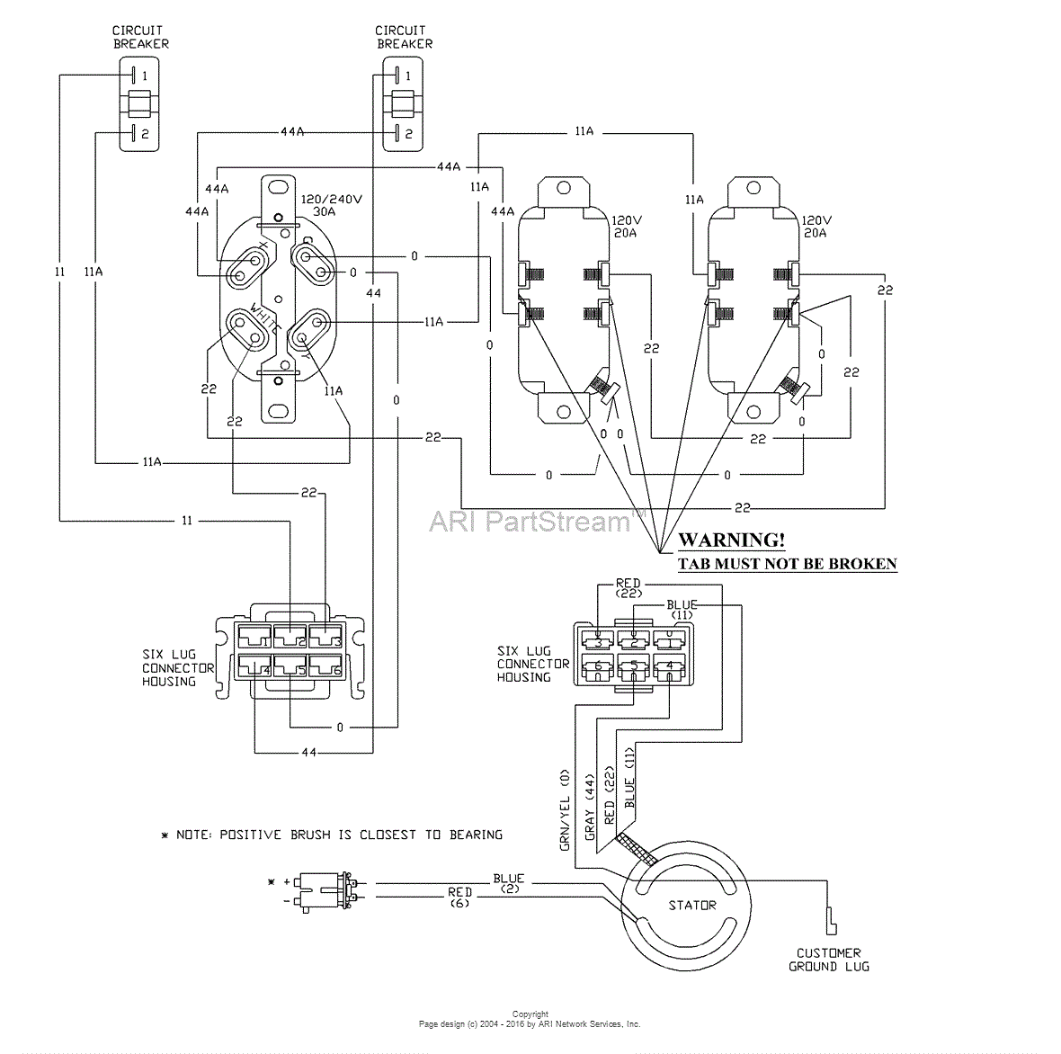 Briggs and Stratton Power Products 1642-1 - 5,500 Watt ... john deere gator wiring schematic 