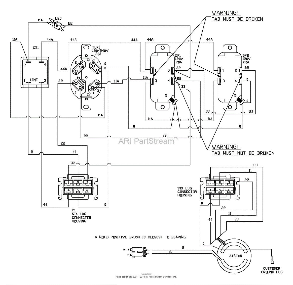 Briggs and Stratton Power Products 030324-0 - 5,550 Watt ... kubota tractor starter wiring diagrams 