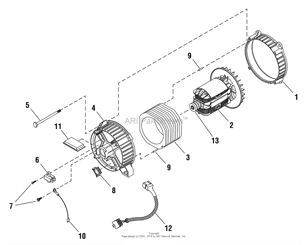 Briggs and Stratton Power Products 030419-0 - 6,200 Watt John Deere Parts  Diagrams