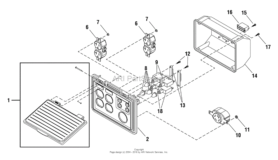 Briggs and Stratton Power Products 030419-0 - 6,200 Watt John Deere Parts  Diagrams