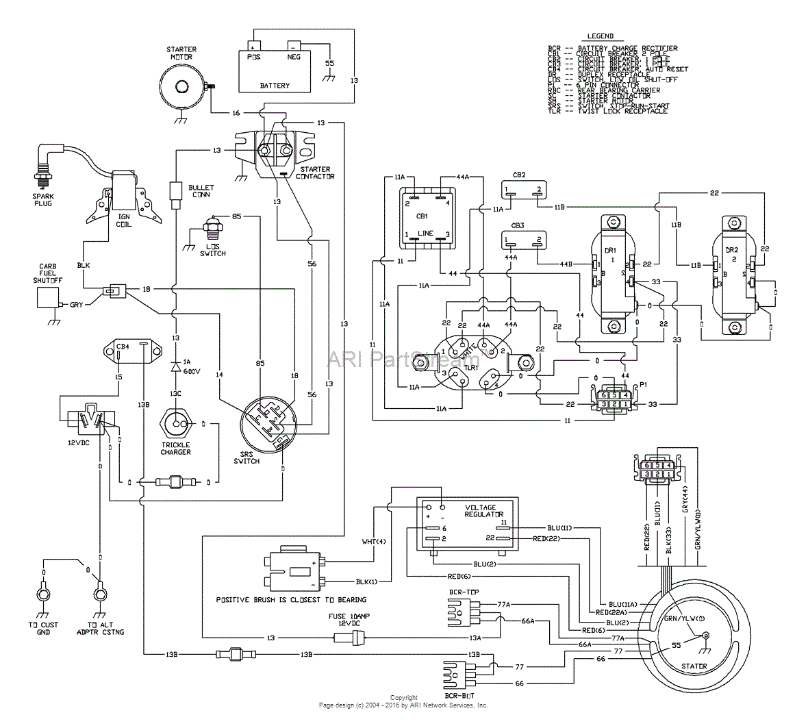 Briggs And Stratton 210000 Wiring Diagram