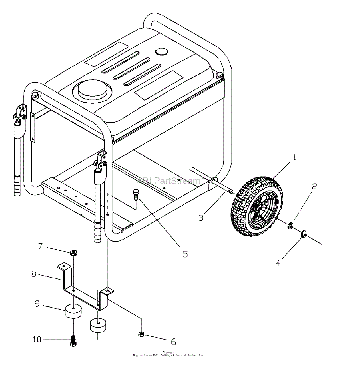 Briggs And Stratton Power Products 030244 2 8000 Watt Briggs And Stratton Parts Diagram For 6685