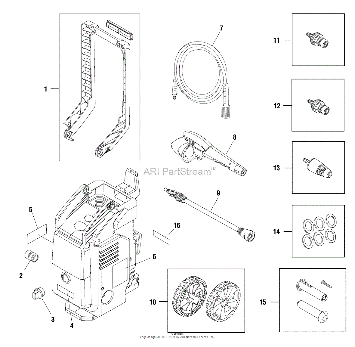 Craftsman Electric Pressure Washer Parts Diagram | Reviewmotors.co