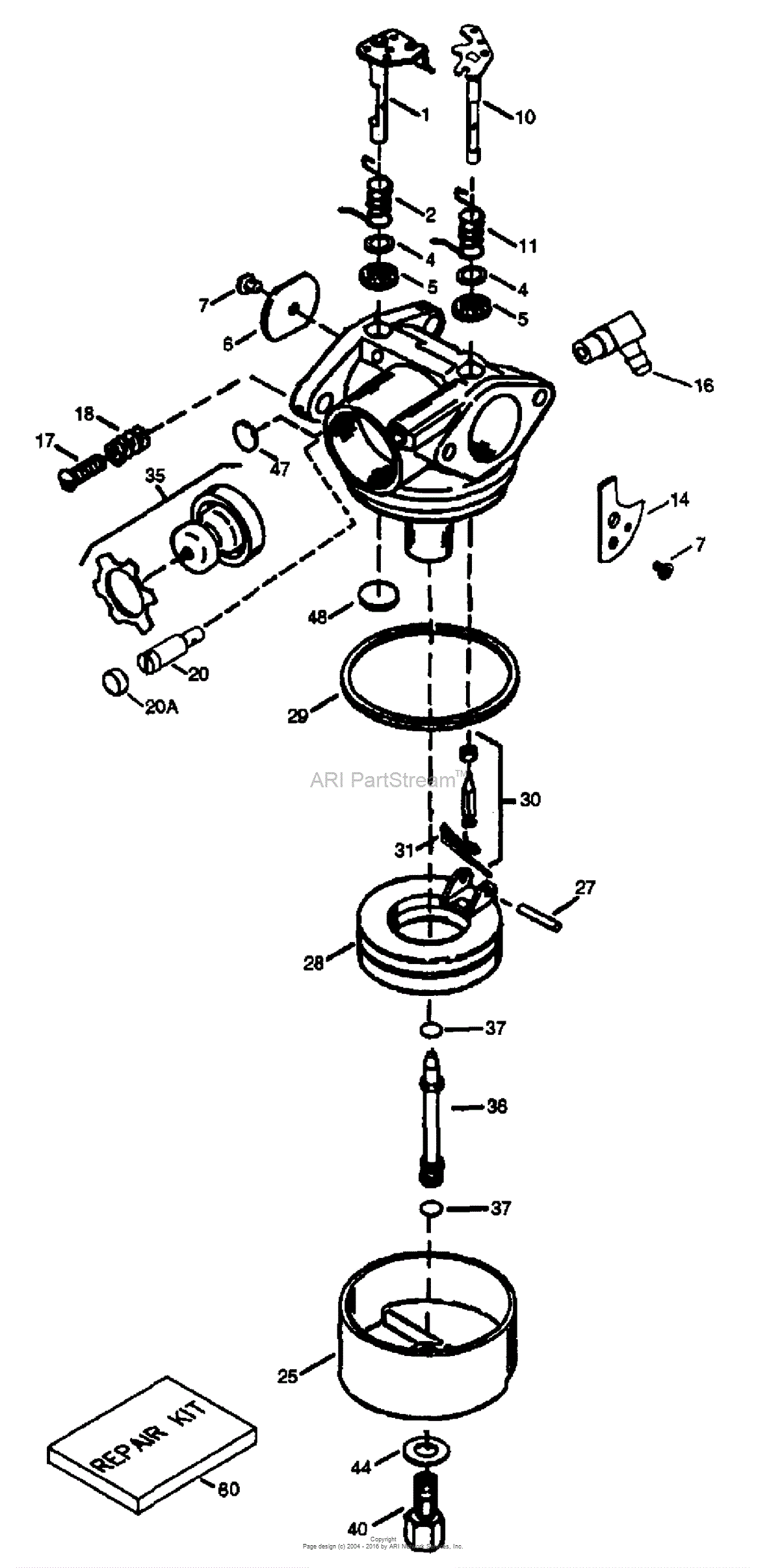 Briggs and Stratton Power Products 14300 580.768310, 2,100 PSI Craftsman Parts Diagram for