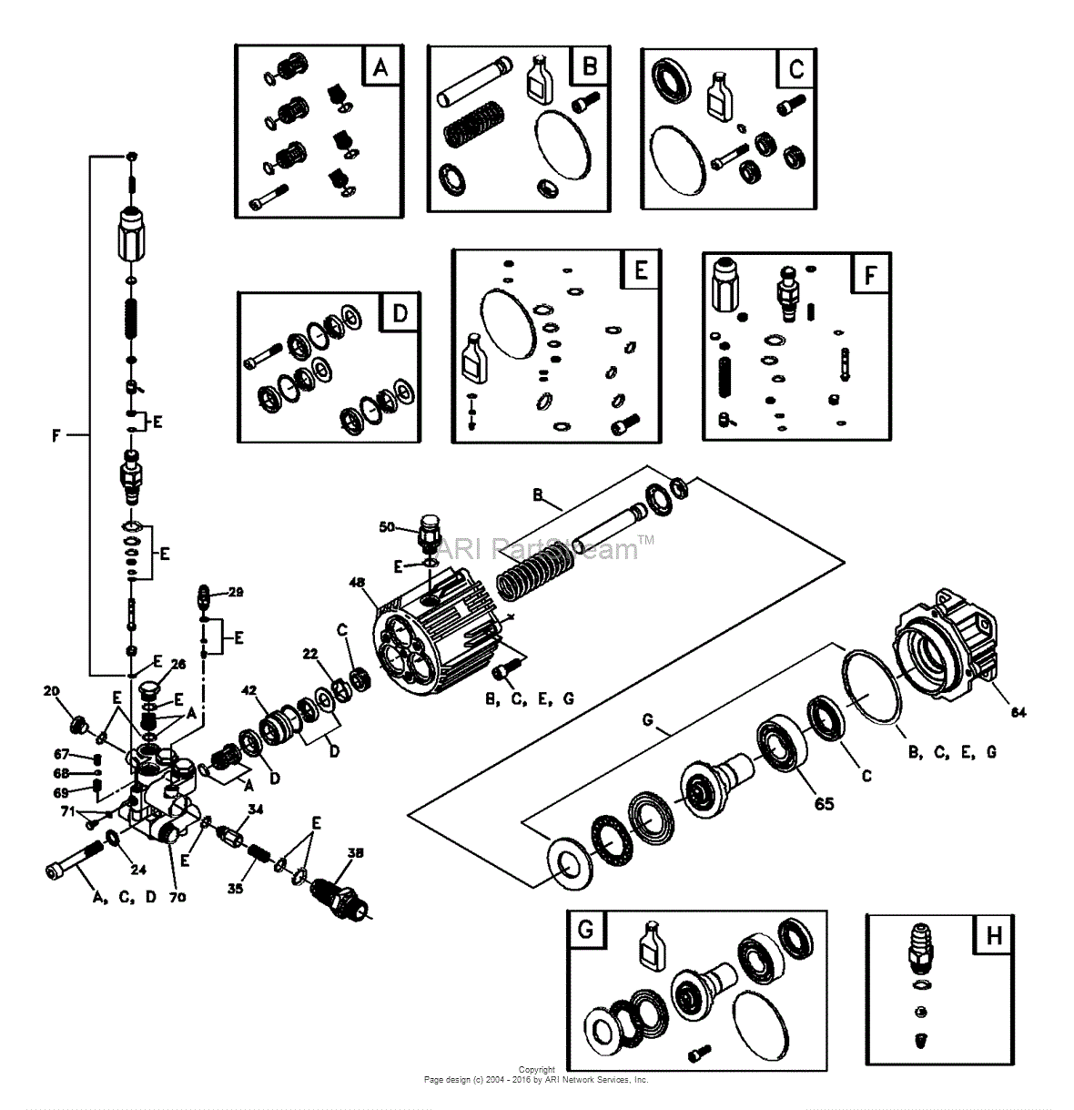 Briggs and Stratton Power Products 1904-1 - 2,800 PSI Troy-Bilt Parts ...