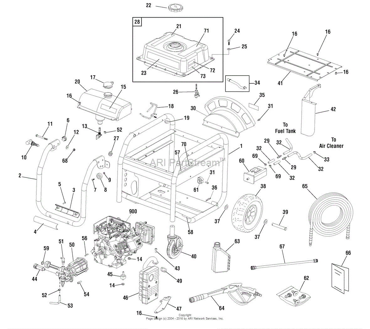 Briggs and Stratton Power Products 020541-00 - 3,100 PSI Briggs ...