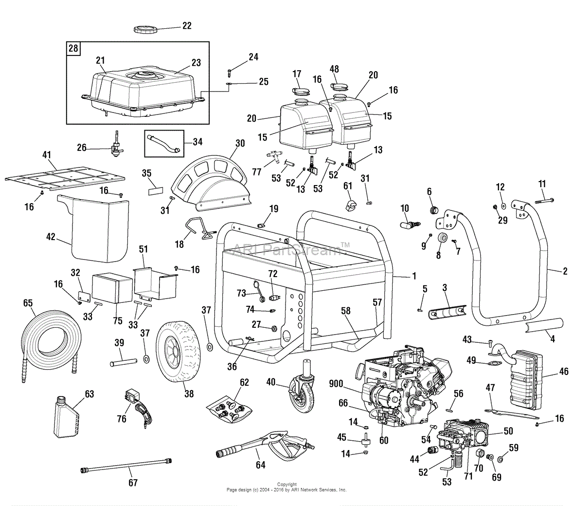 Briggs and Stratton Power Products 020585-00 - 3,300 PSI Husqvarna ...