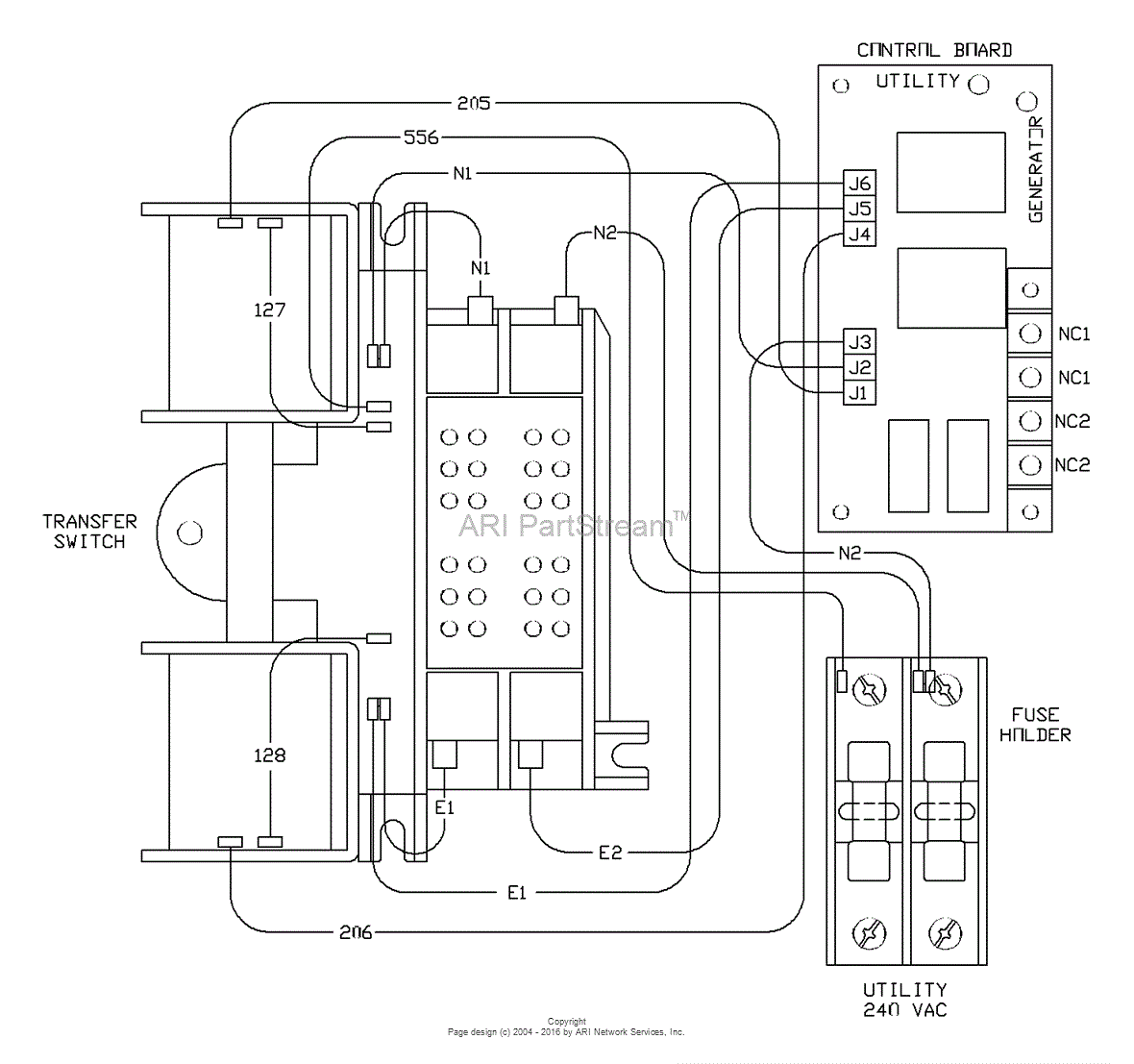 Diagram  Generac 100 Amp Automatic Transfer Switch Wiring