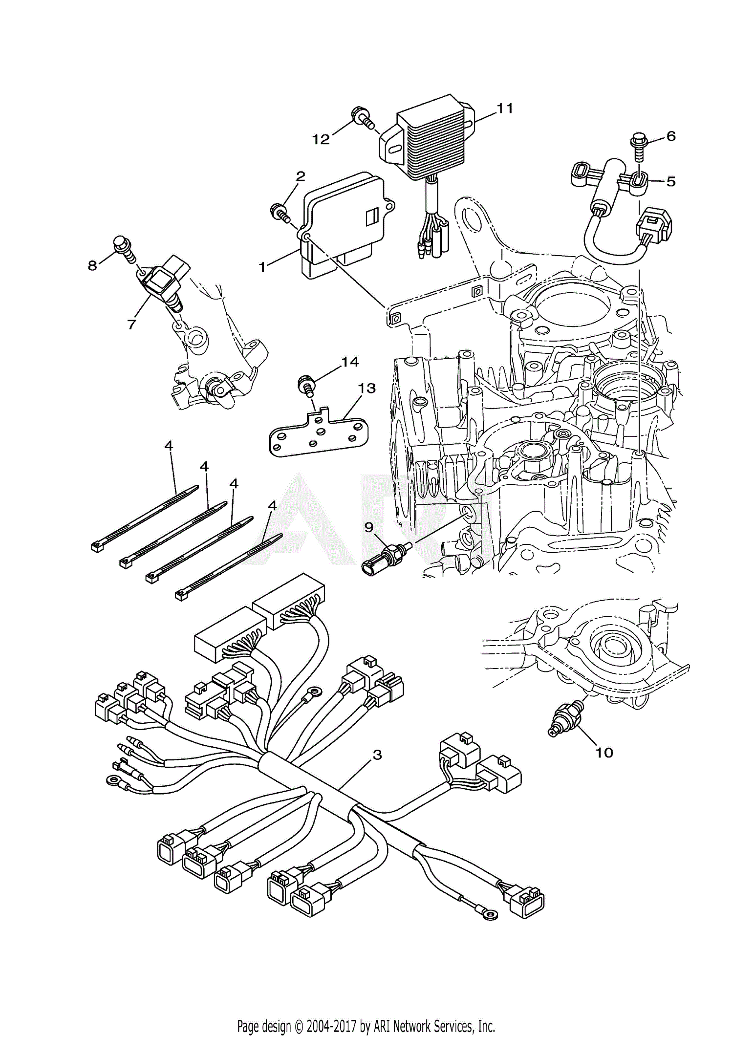 Gravely 08201219 - MX775v - EFI Parts Diagram for Electrical v 8 engine diagram 