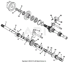 Gravely 38603 8123, 12hp, With Hydraulic Lift Parts Diagram for NUMBER ...