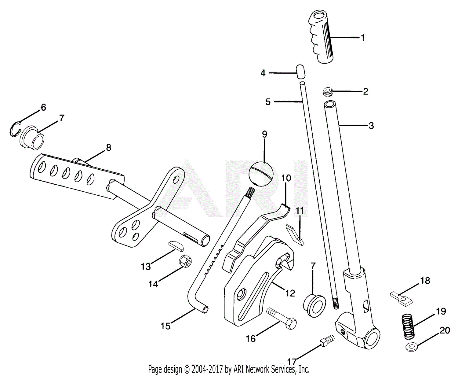 Gravely 987066 (000101 - ) 16hp Kohler, With Manual Lift Parts Diagram ...